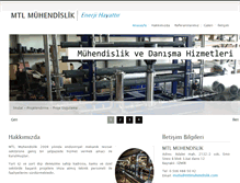 Tablet Screenshot of mtlmuhendislik.com
